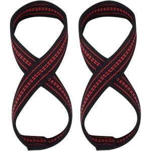 Allecto - Krachtige riem - Polsbeschermers - Neopreen - Bescherming handen - Krachttraining - Geschikt voor fitness - Zwart Krachtriem, polsbeschermers voor krachttraining, figuur 8 krachttraining riemen ter bescherming van de handen.
