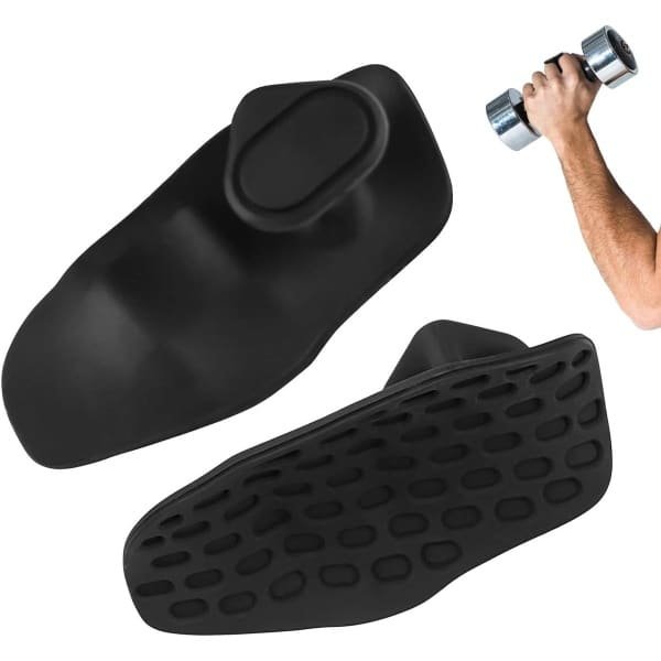 Allecto Plus - Krachtige Grippads voor Krachttraining en Fitness - Set van 2 - Grip Hulpmiddelen voor Pull-Ups - Alternatief voor Trainingshandschoenen - Verbeterde Krachtsport Accessoires
