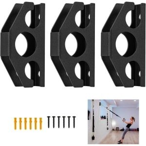 Allecto Plus - Wandankers voor Weerstandsbanden - Set van 2 - Ruimtebesparend - Voor Krachttraining en Fitness-oefeningen