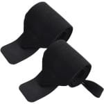 Allecto - Polsbandages gewichtheffen - Polsbandje - Duimlus - Compressie - Powerlifting - Competitie - Krachttraining - Bodybuilding - Bescherming - Mannen en vrouwen - Zwart - Geschikt voor alle sporten - 61 cm lang