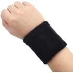 Allecto Polsbeschermer - Gewichtszandzak - Polsweerstand - Zwarte Polsbeschermer voor Krachttraining - 2 stuks 0,5 kg Gewicht - Workout - Pols Gewichtstraining - Geschikt voor Pols - Zwart Model