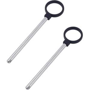 Allecto - Ronde gewichtsstapelpen - Home gym accessoires - Verstelbare diameter - Gewichtheffen - Stalen pin - Geschikt voor fitness en krachttrain...