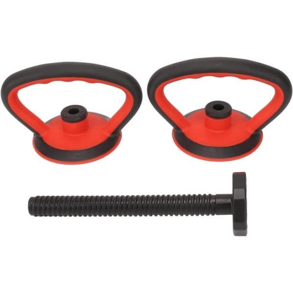 Allecto Verbeterde Kettlebell-handgreep - Krachttraining - Halterconverter - Verstelbaar - Compatibel met diverse modellen - Zwart - Accessoire voor kettlebells