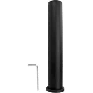 Allecto - Zwarte Dumbbell Set voor Thuisgebruik - Anti-slip Handgrepen - 15 kg Gewichten - Verstelbare Halter - Geschikt voor Krachttraining - Compact Design - Inclusief Opbergkoffer