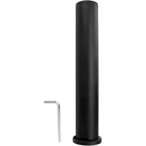 Allecto - Zwarte Dumbbell Set voor Thuisgebruik - Anti-slip Handgrepen - 15 kg Gewichten - Verstelbare Halter - Geschikt voor Krachttraining - Compact Design - Inclusief Opbergkoffer