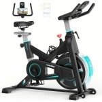 Appartementfiets - Binnenfiets Hometrainer - Thuis Trainen - Stille Magnetische Weerstand - 88x17x70 cm - Blauw