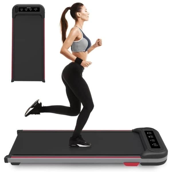 Aurixi® Professioneel Walkingpad - Wandelband met Afstandsbediening - Loopband Fitness - Zwart - 122cm x 50cm x 13cm