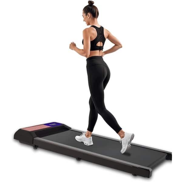 BRAND® Loopband Inklapbaar - Treadmill - Walking Pad Fitness - Max 120 KG - Zwart