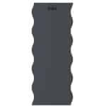 Bala The Wavy 5mm - Pilates Mat & Yogamat - Yoga, Pilates, Aerobics en Revalidatie Mat 5 mm Dik - Voor Krachttraining, Pilates, Yoga & Sport - Geschikt voor Fitness & Sporten - Charcoal Grijs