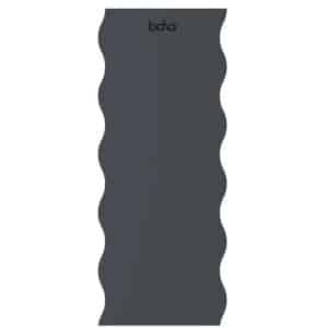 Bala The Wavy 5mm - Pilates Mat & Yogamat - Yoga, Pilates, Aerobics en Revalidatie Mat 5 mm Dik - Voor Krachttraining, Pilates, Yoga & Sport - Geschikt voor Fitness & Sporten - Charcoal Grijs