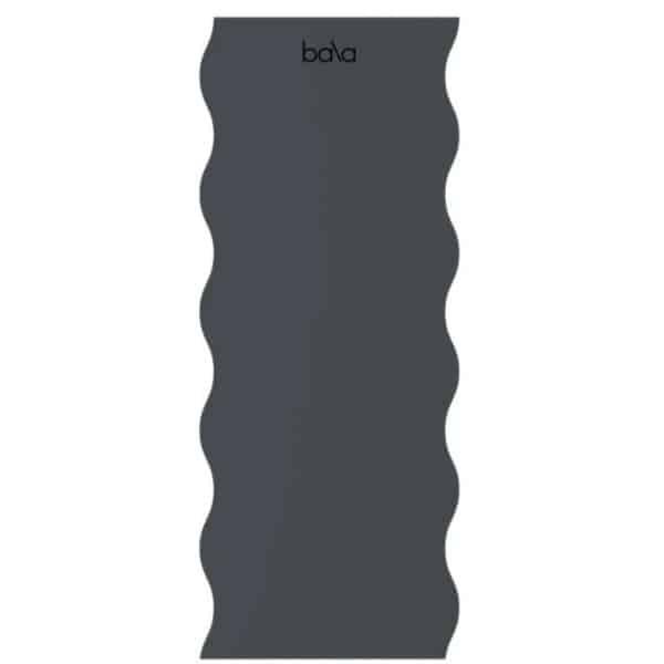 Bala The Wavy 5mm - Pilates Mat & Yogamat - Yoga, Pilates, Aerobics en Revalidatie Mat 5 mm Dik - Voor Krachttraining, Pilates, Yoga & Sport - Geschikt voor Fitness & Sporten - Charcoal Grijs