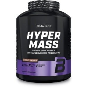 BioTechUSA Hyper Mass - Mass Gainer met Koolhydraten & Eiwitmengsel | Gemicroniseerde Creatine | Glutenvrij, 4 kg, Chocolade
