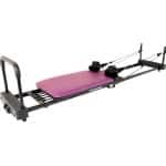 Bodi-tek Pilates reformer - pilatesbank - met Cardio-rebounder - paars