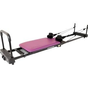 Bodi-tek Pilates reformer - pilatesbank - met Cardio-rebounder - paars