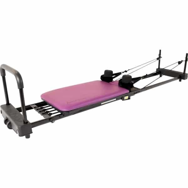 Bodi-tek Pilates reformer - pilatesbank - met Cardio-rebounder - paars