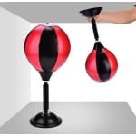 Bokszak Stress Reliever Desktop Punching Ball - Roestvrij Staal - Snelheid Peren - Anti-Stress Krachttraining - Kantoor Benodigdheden