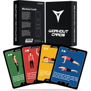 Breaking Limits Fitness Kaarten -52 Bodyweight Workout Kaarten - Voor Thuis Sporten, Krachttraining & Crossfit - Fitness Spel als Cadeau