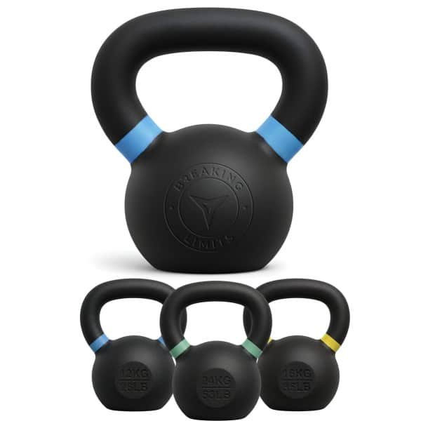 Breaking Limits Kettlebell Pro - 12 kg - Gietijzer - Geschikt voor CrossFit & HYROX training - Ergonomische Handgreep