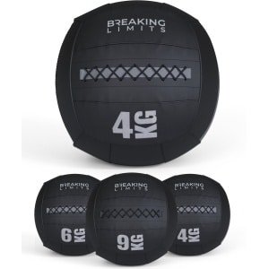 Breaking Limits Wall Ball Pro - 4 kg - Geschikt voor CrossFit & HYROX training - Medicijnbal - Gewichtsbal