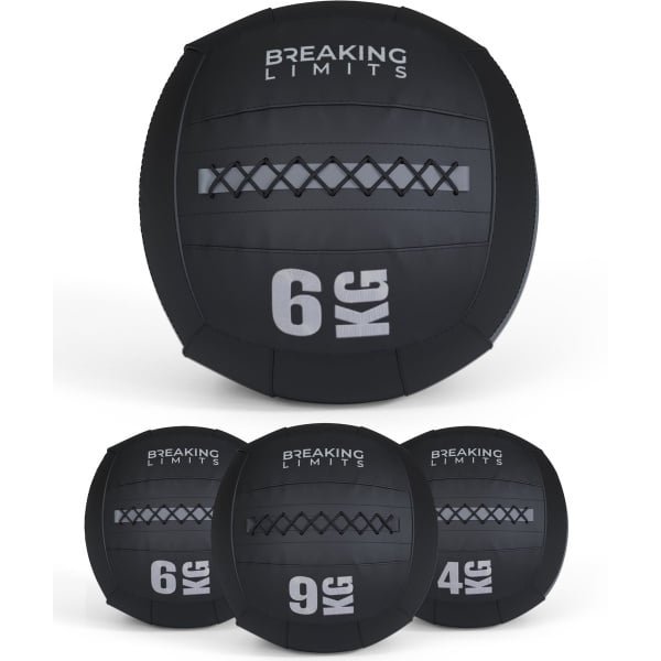 Breaking Limits Wall Ball Pro - 6 kg - Geschikt voor CrossFit & HYROX training - Medicijnbal - Gewichtsbal