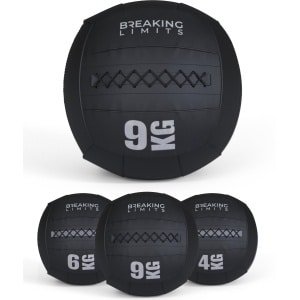 Breaking Limits Wall Ball Pro - 9 kg - Geschikt voor CrossFit & HYROX training - Medicijnbal - Gewichtsbal