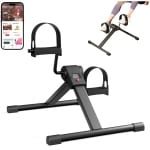 Bregico Hometrainer - Fitnessfiets -Hometrainer Fiets - Hometrainers - Onder Bureau - Geluidsarm - Opvouwbaar - Zwart