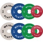 Bumperplaten 2 inch Rubberen Halterschijven voor Krachttraining en Gewichtheffen