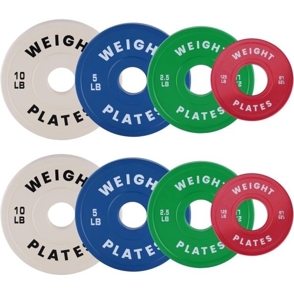 Bumperplaten 2 inch Rubberen Halterschijven voor Krachttraining en Gewichtheffen