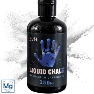 BvH™ Liquid Chalk 250ML - Ultra Grip - Sweat Resistant - Magnesium Carbonaat - Sneldrogend - Turnen - Boulderen - Klimmen - Crossfit