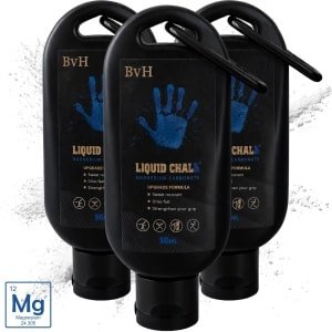 BvH™ Liquid Chalk 3PACK - 50ml - Ultra Grip - Sweat Resistant - Magnesium Carbonaat - Sneldrogend - Turnen - Boulderen - Klimmen - Crossfit
