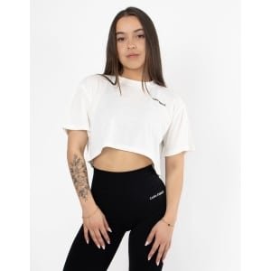 CF Oversized Crop Top | CAPO FINALE - T-shirt crop top | M | Kleur Wit | Sportkleding | Activewear | Gymkleding | Fitnesskleding | Sportoutfit | Fitness | Hardlopen | Crossfit | Yoga | Pilates | Krachttraining