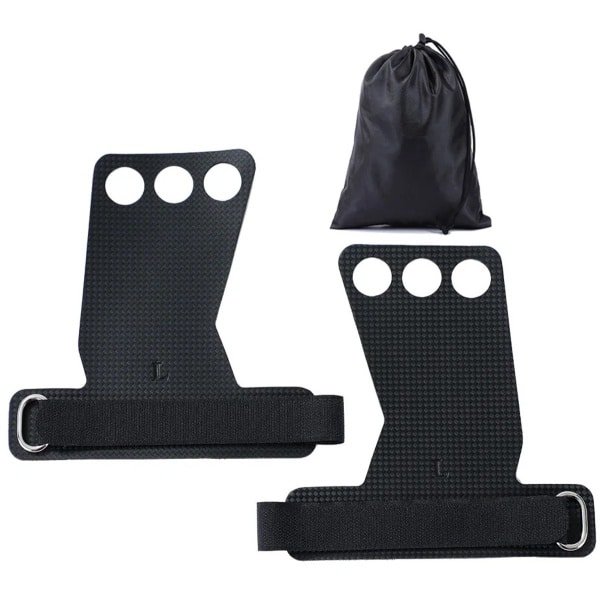 Carbon Gymnastiek Handgrips - Handbescherming voor Gewichtheffen, Kettlebell, Pull-Up & CrossFit Training