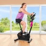Comfortabele Hometrainer met 8 Weerstandsniveaus en Prestatie-metingen
