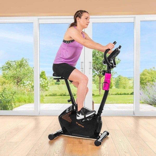Comfortabele Hometrainer met 8 Weerstandsniveaus en Prestatie-metingen