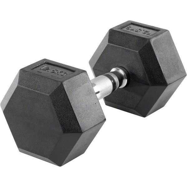 Compacte Rubberen Halter Zeshoekig voor Krachttraining en Fitness