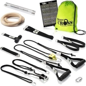 Complete Suspension Trainer Set | Slingtrainer voor Krachttraining Thuis en Buiten met Katrol en Deuranker