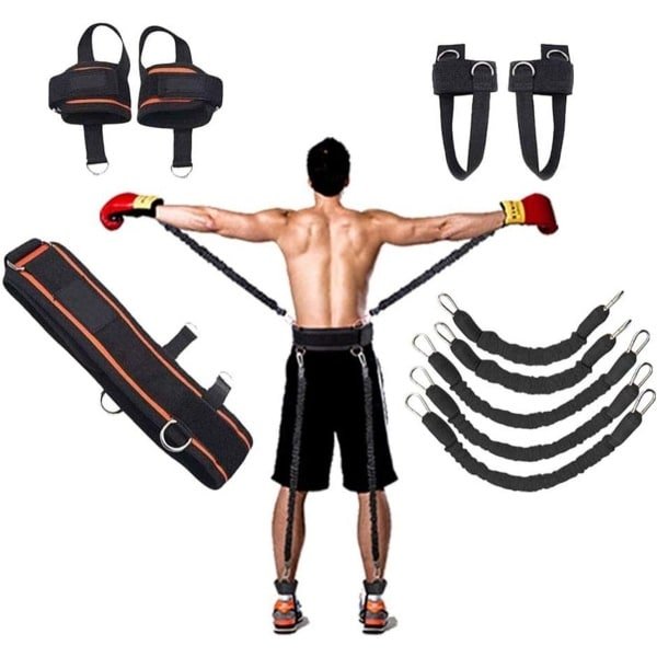 Complete Weerstandsband Set voor Krachttraining en Full-Body Fitness