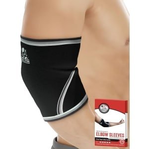 Compressie Elleboghouders voor Krachttraining, Tennis en CrossFit - 5mm Neopreen