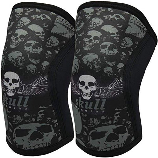 Compressie Kniebeugels voor Squats en Gewichtheffen - 7mm Kniemouwen voor Krachttraining