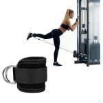 Consumerce® Fitness Enkel Straps - 1 Stuk - Zwart - Enkelband Lifting - Krachttraining Sport - Ankle Cuff Strap
