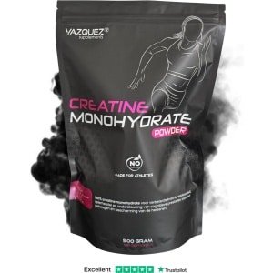 Creatine Monohydrate - 500 gram - 100 servings - 200 mesh - Creatine Micronised - Puurste Vorm - Zonder Toevoegingen