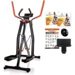 Cross Trainer Cardio Trainingsapparaat met 4 Weerstandsniveaus en Hartslagmeter