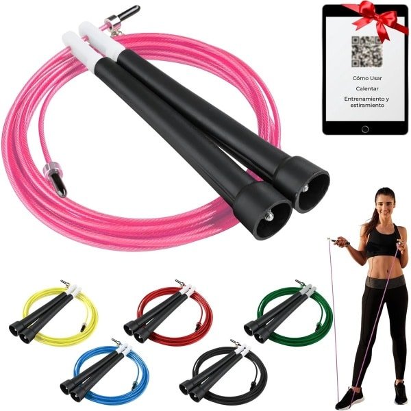 Crossfit Springtouw met QR-code - Verbeter je Cardio en Coördinatie