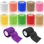 Crossfit Tape Set - Coohesive Sportverband voor Vingers, Pols, Armen en Enkels - 12 Rollen, 5 cm x 4,5 m (Kleurrijk)