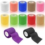 Crossfit Tape Set - Coohesive Sportverband voor Vingers, Pols, Armen en Enkels - 12 Rollen, 5 cm x 4,5 m (Kleurrijk)