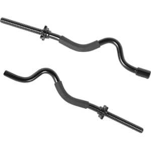 Curlstang voor krachttraining met twee greepposities