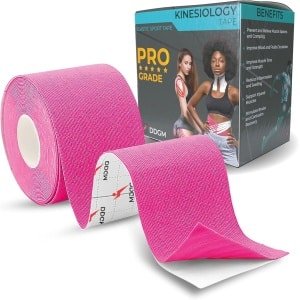 DDGM 1 x rol kinesiotape, kinesiotape, sporttape, crossfit, boob tape, elastisch, zelfklevend, latexvrij, ademend, waterdicht door sportfysiotherapie.