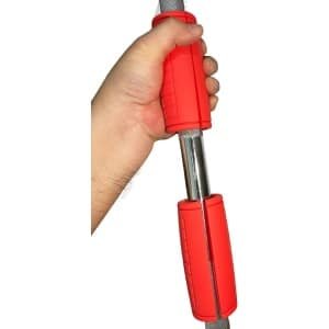 Dikke Grip Haltervergroters voor Fitness - Siliconen Handvatten voor Gewichtheffen en Krachttraining