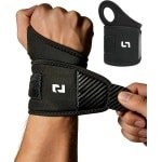 Dikke Polsbanden met Duurzame Bescherming - Verstelbare Polssteun met Duimlus voor Gewichtheffen - Fitness en Krachttraining
