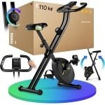 DnA® Hometrainer - Hometrainer Fiets - Crosstrainer - Zwart - 86cm x 45cm x 108cm